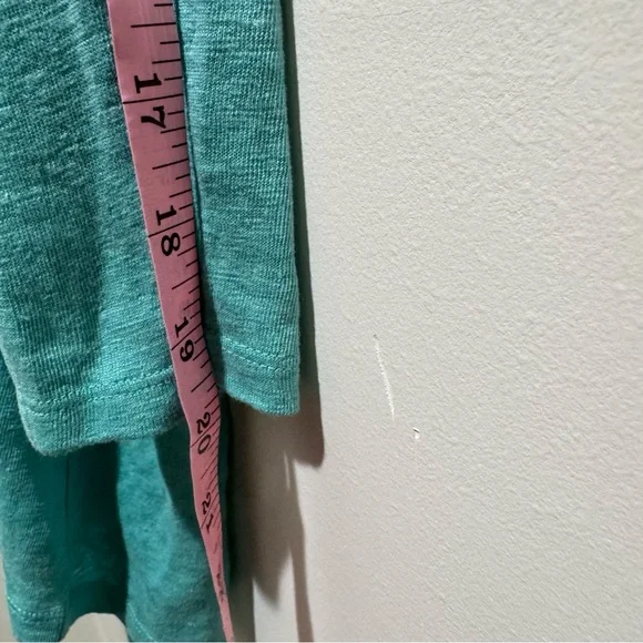 Eileen Fisher Teal 100% Linen Drop Shoulder Tunic Top | Size M - Picture 10 of 10